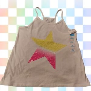 The Children's Place Girls XL sleeveless star tee